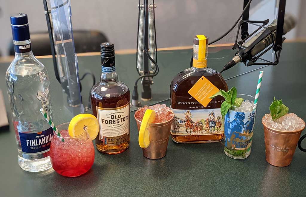 Make 4 of the official drinks from the Kentucky Derby Mix 107.9