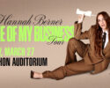 Hannah Berner at Mershon Auditorium!
