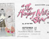 Poster promoting a live show titled 'The Hayley Williams Show' with a girl holding a white guitar against a lace-pattern backdrop and floral border; event details appear on the right.